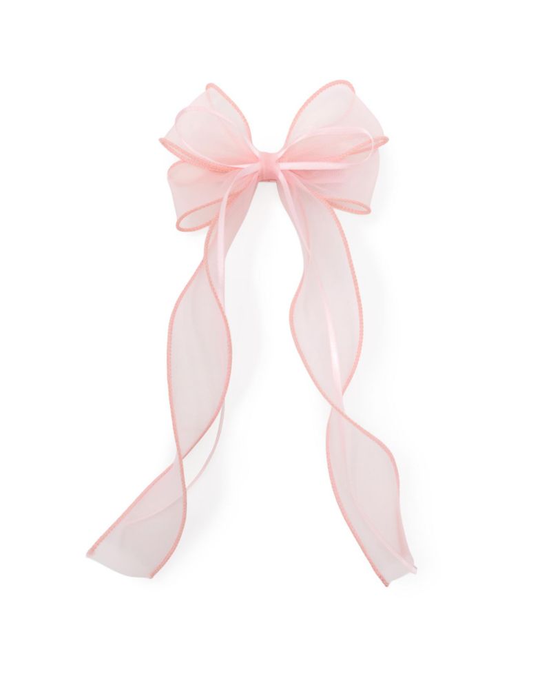 Girls Organza Double Ribbon Clip Gift Set with Tin Case