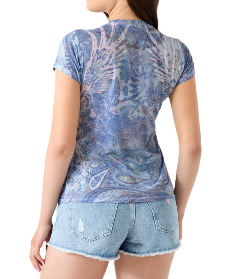 Women's Topanga Girl Graphic Print Crewneck Y2K T-Shirt