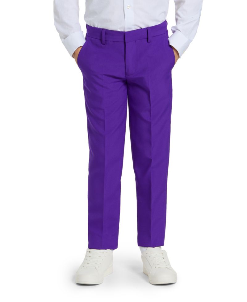 Toddler and Little Boys Purple Prince 3Pc Suit