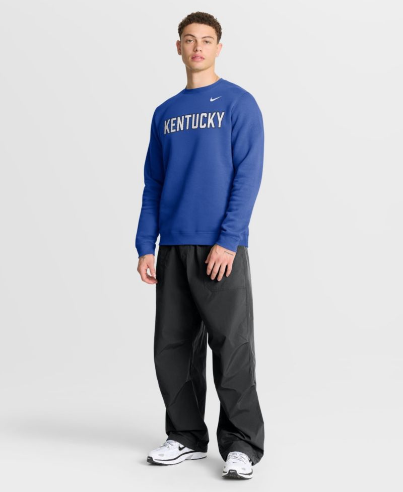 Men's Royal Kentucky Wildcats 2026 Sideline Club Sweatshirt