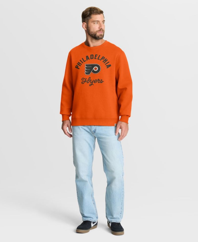 Men's Orange Philadelphia Flyers Stickler Sweatshirt