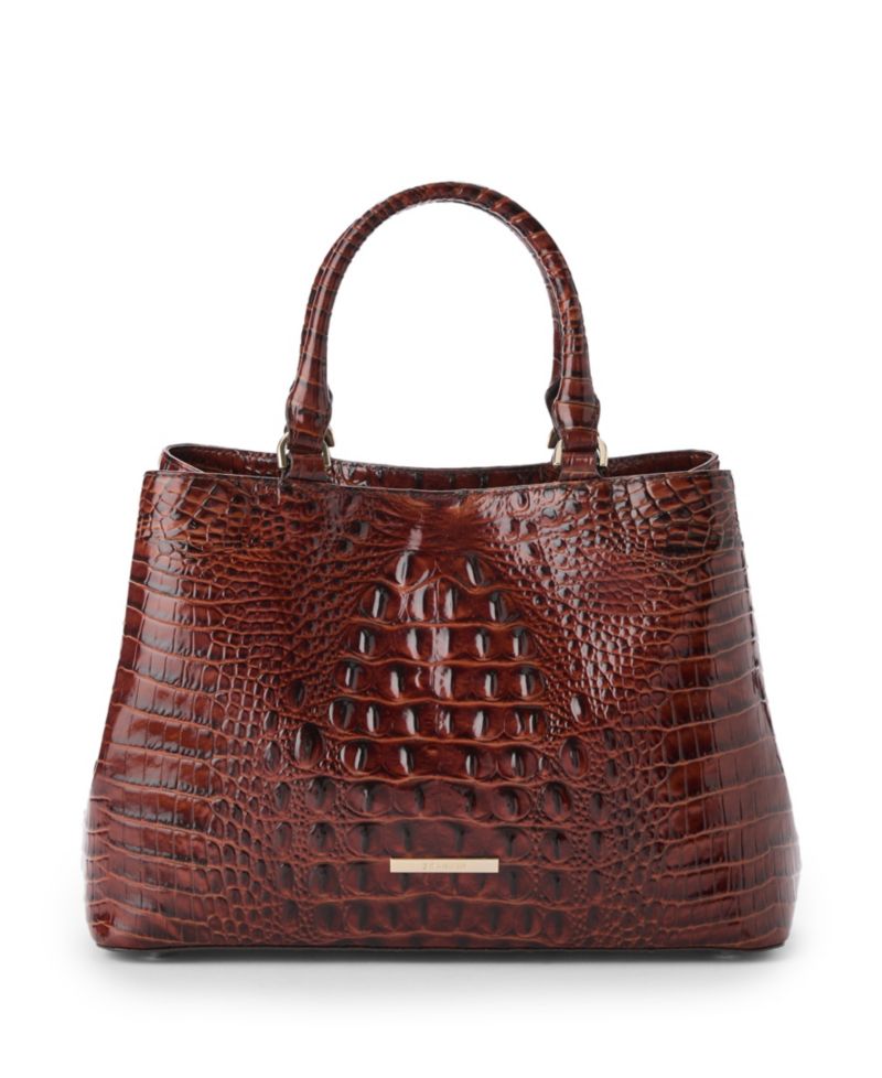 Denise Small Melbourne Medium Leather Satchel Handbag