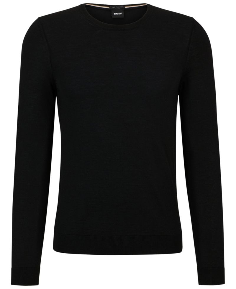 Men's Slim Fit Merino Wool Sweater