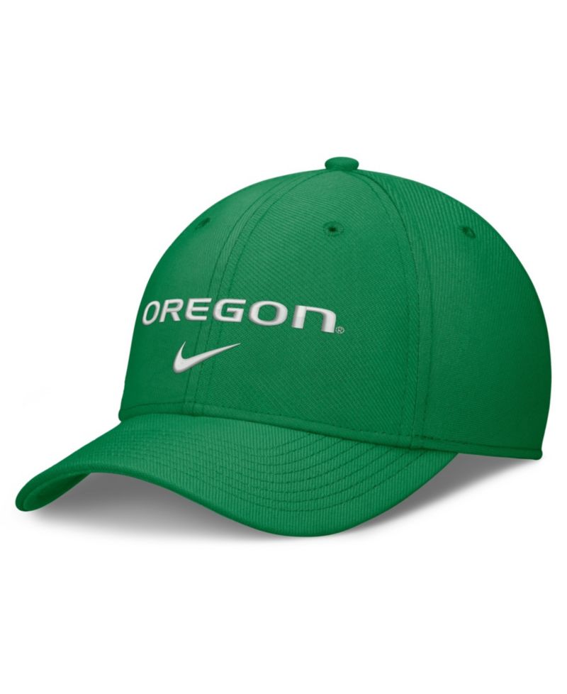 Men's Green Oregon Ducks Rise On-Field Swoosh Flex Dri-FIT Flex Hat