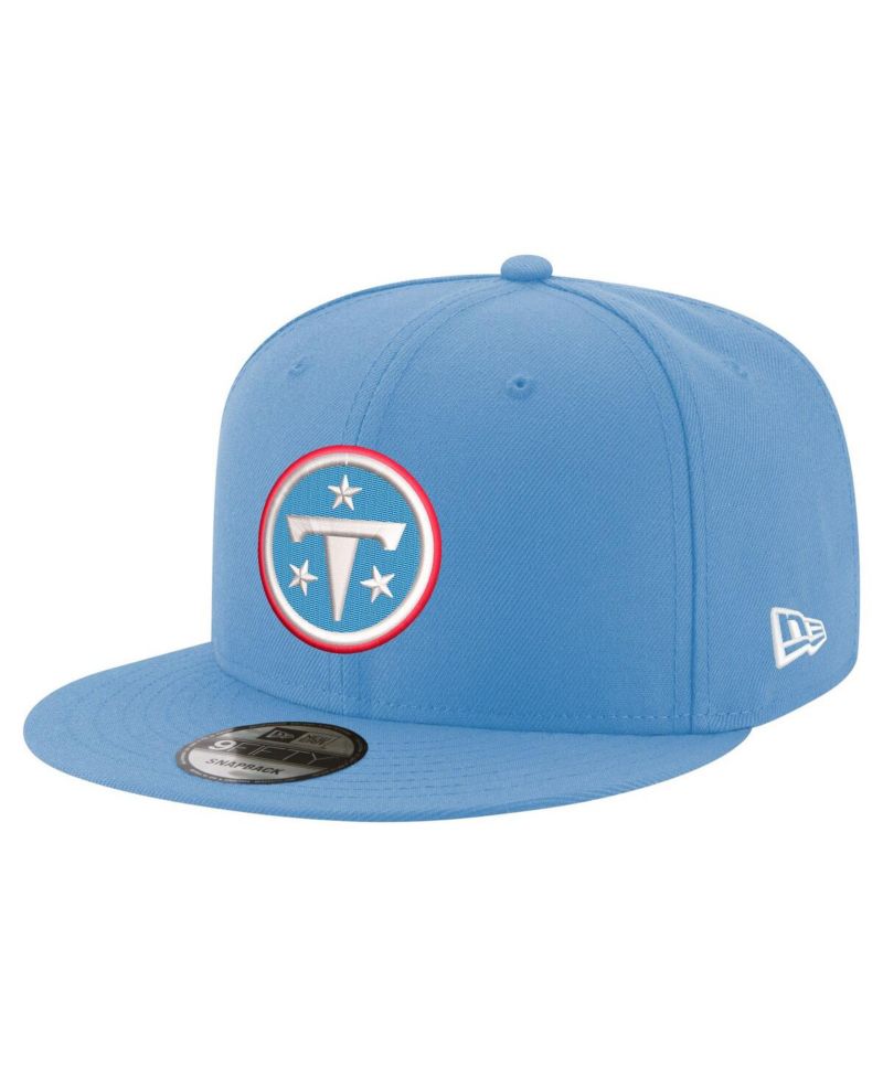 Men's Light Blue Tennessee Titans Primary Logo 9FIFTY Snapback Hat