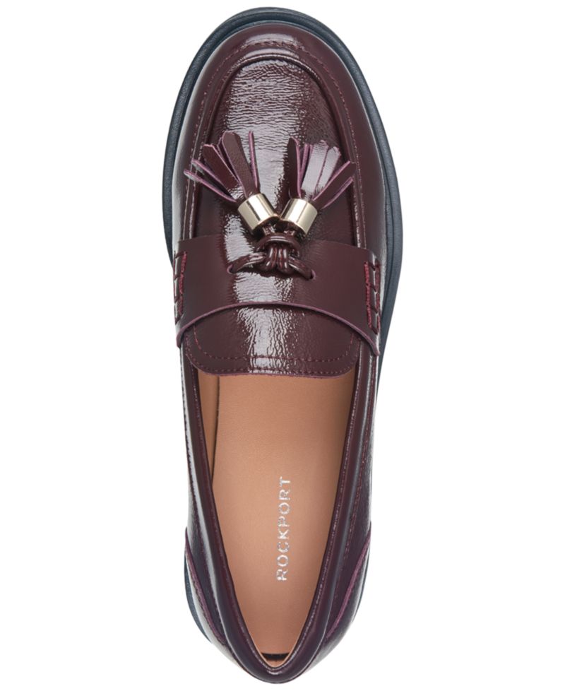 Women's Janesa Leather Moc Toe Tassel Loafers