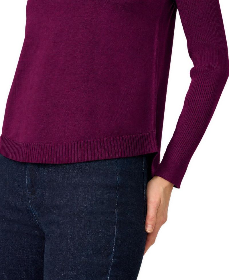Women's Boat Neck Long-Sleeve Sweater