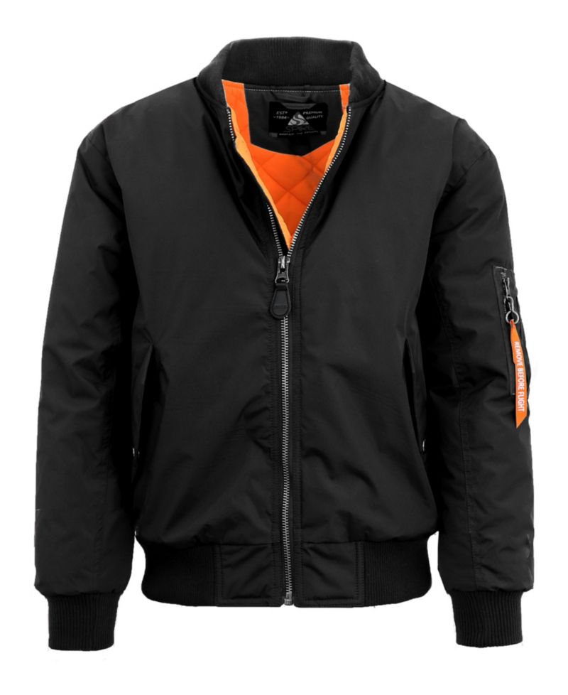 Men's Oversized Heavyweight MA-1 Bomber Flight Jacket