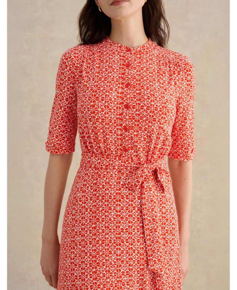 Women's Cathy 3/4 Sleeve Jersey Midi Dress