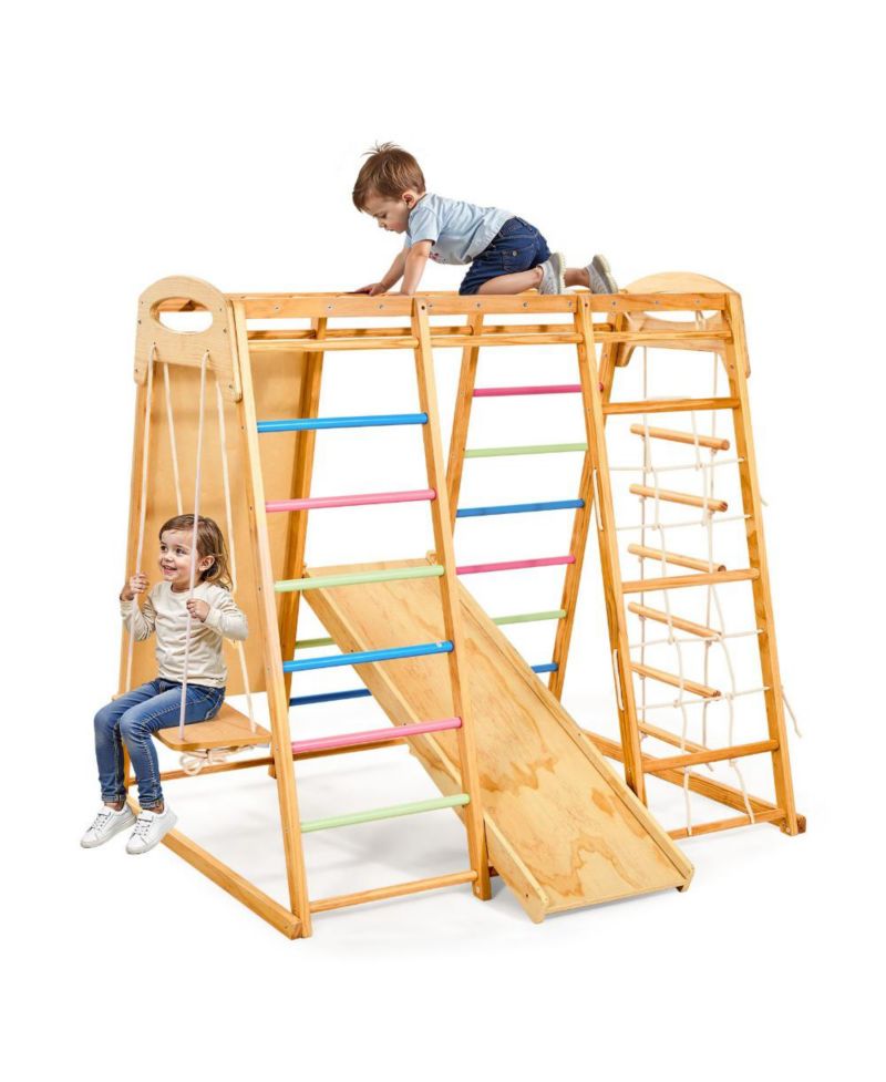 7-in-1 Wooden Jungle Gym