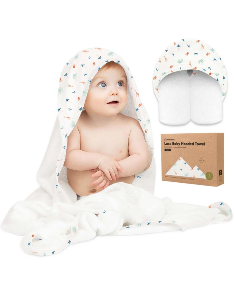 Luxe Baby Hooded Towel, Baby Bath Towel, Hooded Baby Towels, Baby Beach Towel for Newborn, Kids