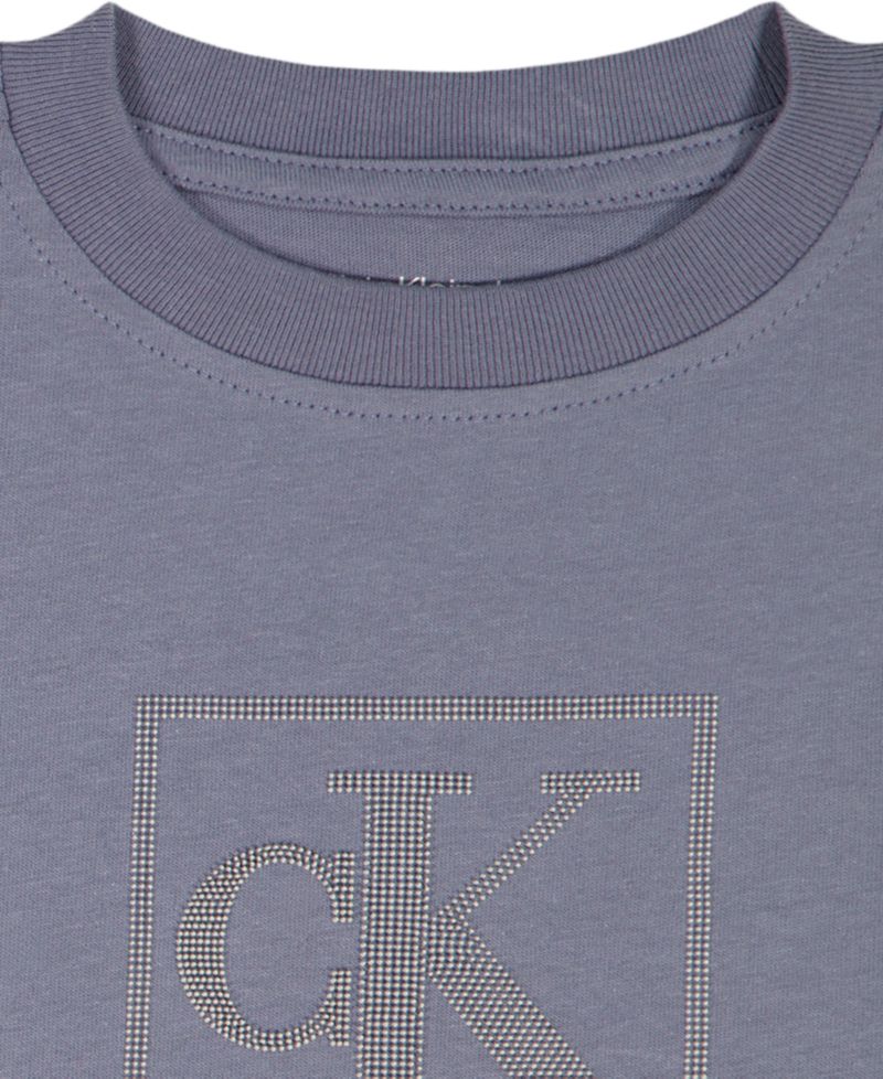 Boys' 2T-7 Relaxed Monogram T-Shirt and Poplin Shorts, 2-Piece Set
