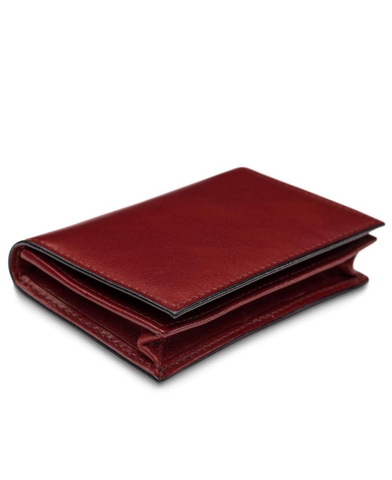 Men's Nappa Vitello Full Gusset 2 Pocket Card Case with ID
