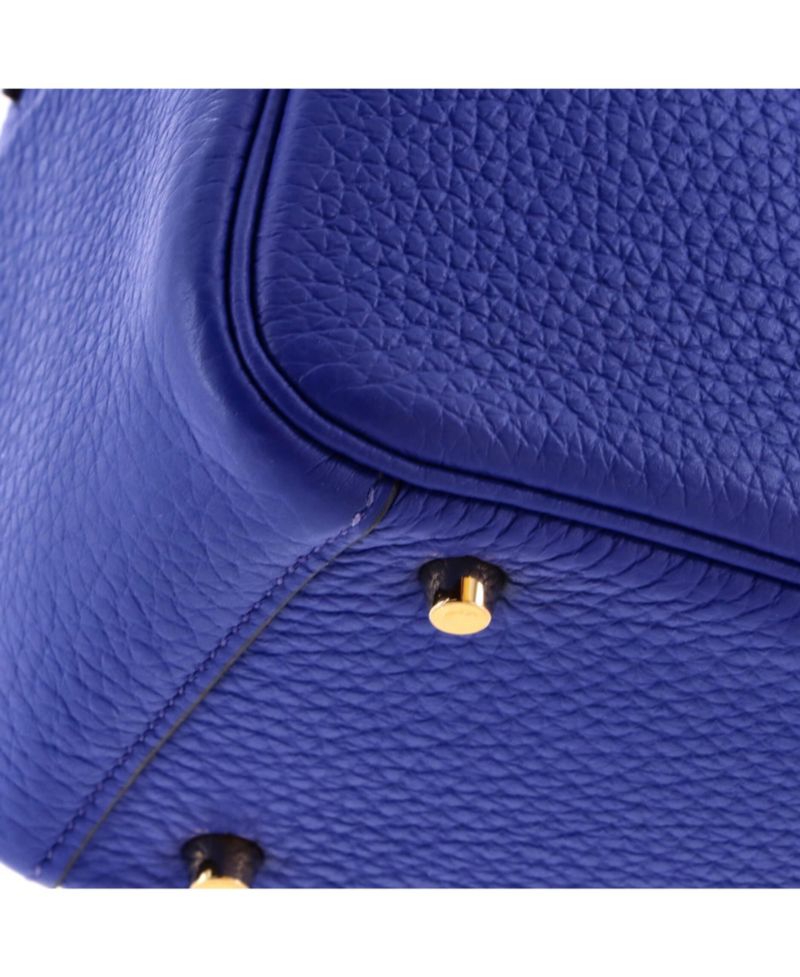 Mini Lindy Quadrille Bag Clemence with Canvas
