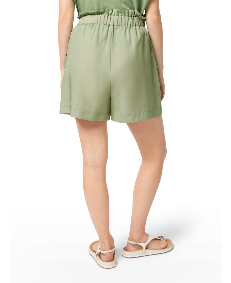 Women's High-Rise Placed Print Shorts, Lucebert Print
