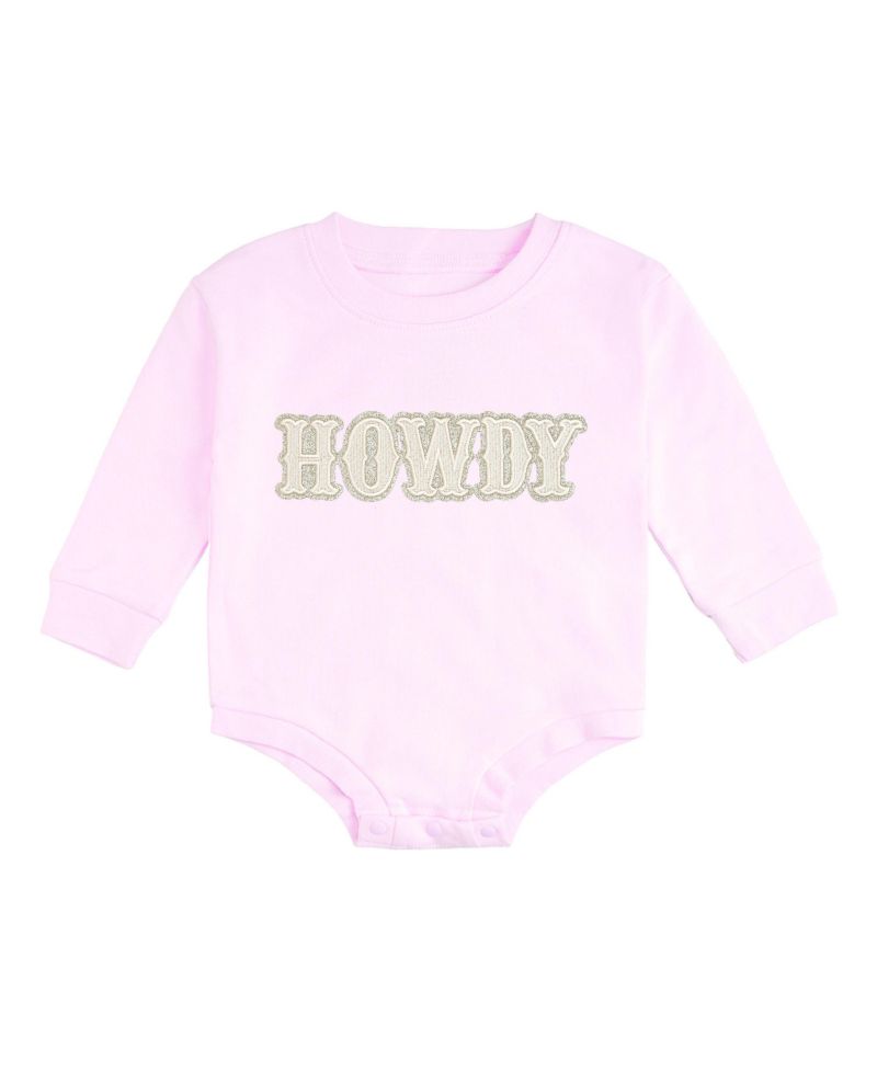 Baby Girls (0M - 18M) Howdy Patch Western Long Sleeve Romper