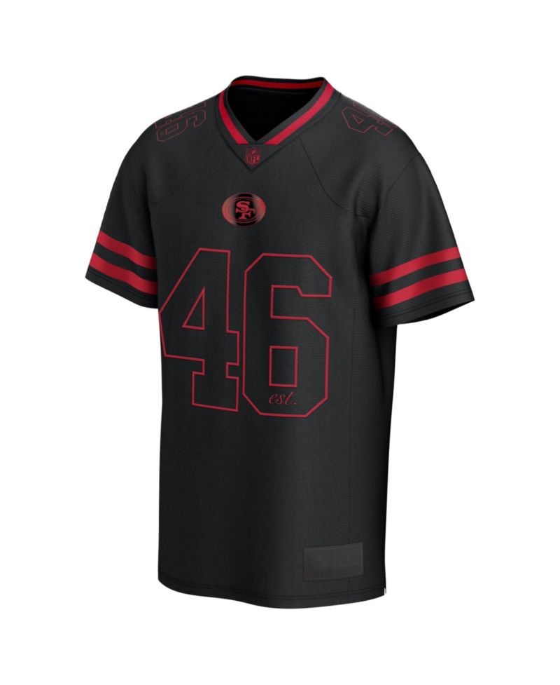 Men's Black San Francisco 49ers After Hours Fashion Mesh T-Shirt