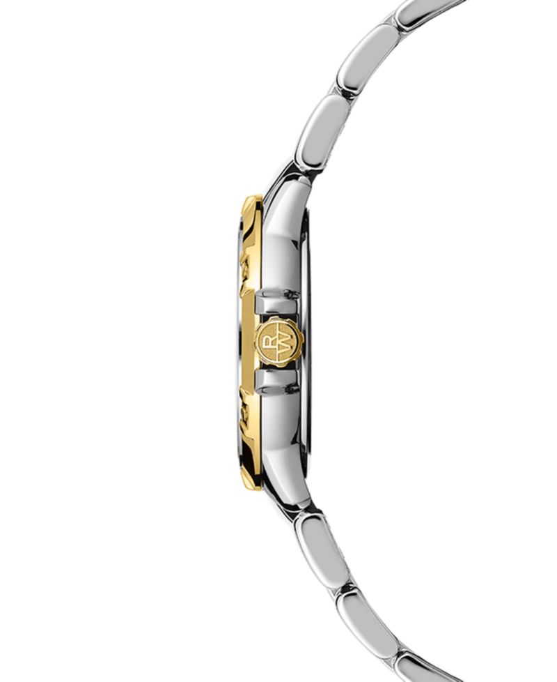 Women's Swiss Tango Diamond-Accent Two-Tone Stainless Steel Bracelet Watch 30mm