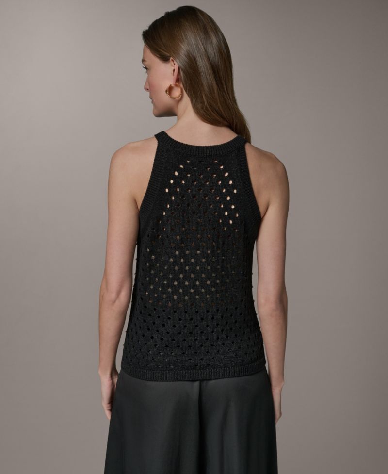 Women's Halter Crewneck Hotfix Sweater