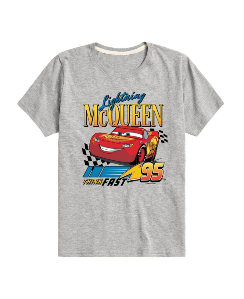Big Boys Short Sleeve Lightning McQueen Graphic Tee