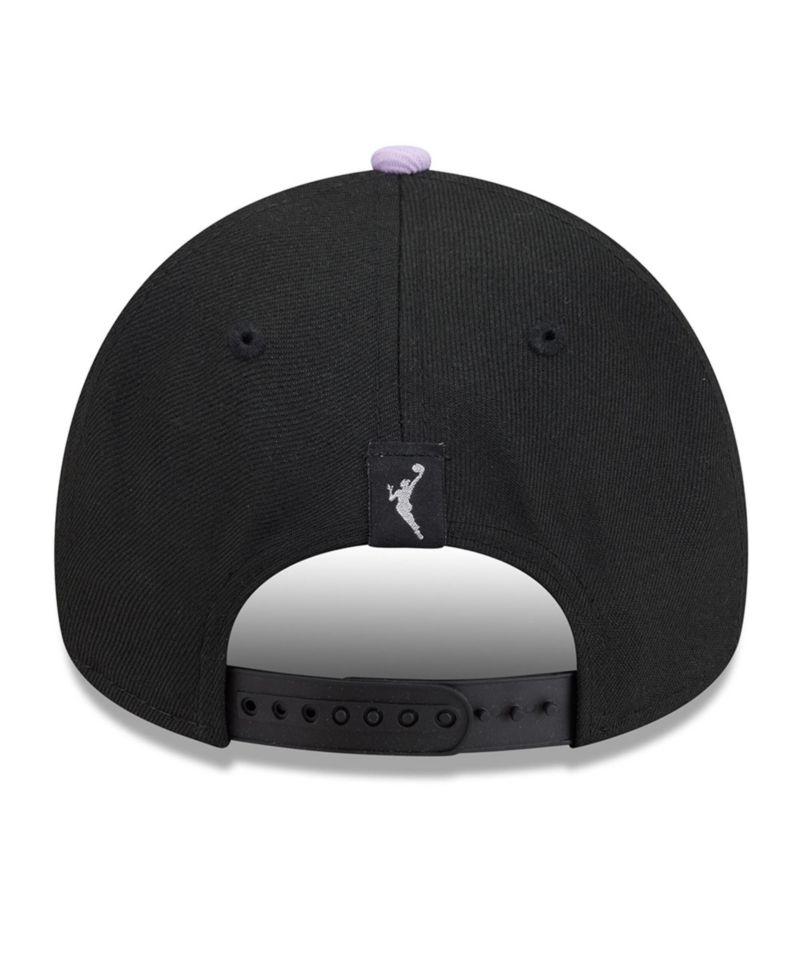Men's and Women's Eclipse Black/Violet Golden State Valkyries WNBA Tip-Off 2026 Metal Badge A-Frame 9FORTY Adjustable Hat