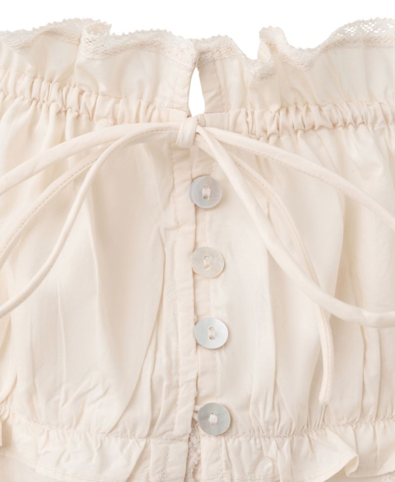 Women's Embroidered Cropped Square-Neck Cami Top