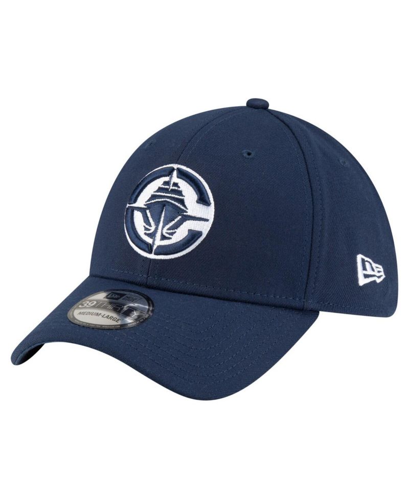 Men's Navy LA Clippers Logo 39THIRTY Flex Hat