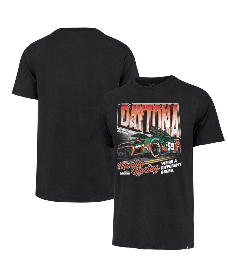 Men's Black Daytona International Speedway Daytona 500 Franklin T-Shirt