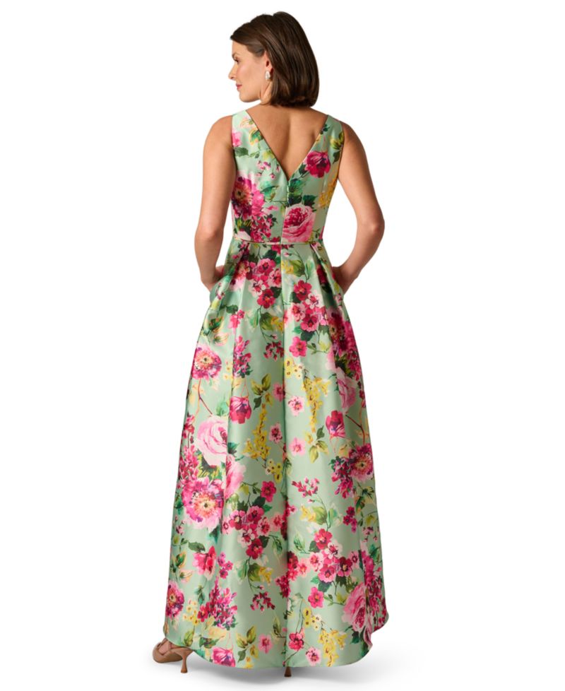 Women's High-Low V-Neck Ball Gown