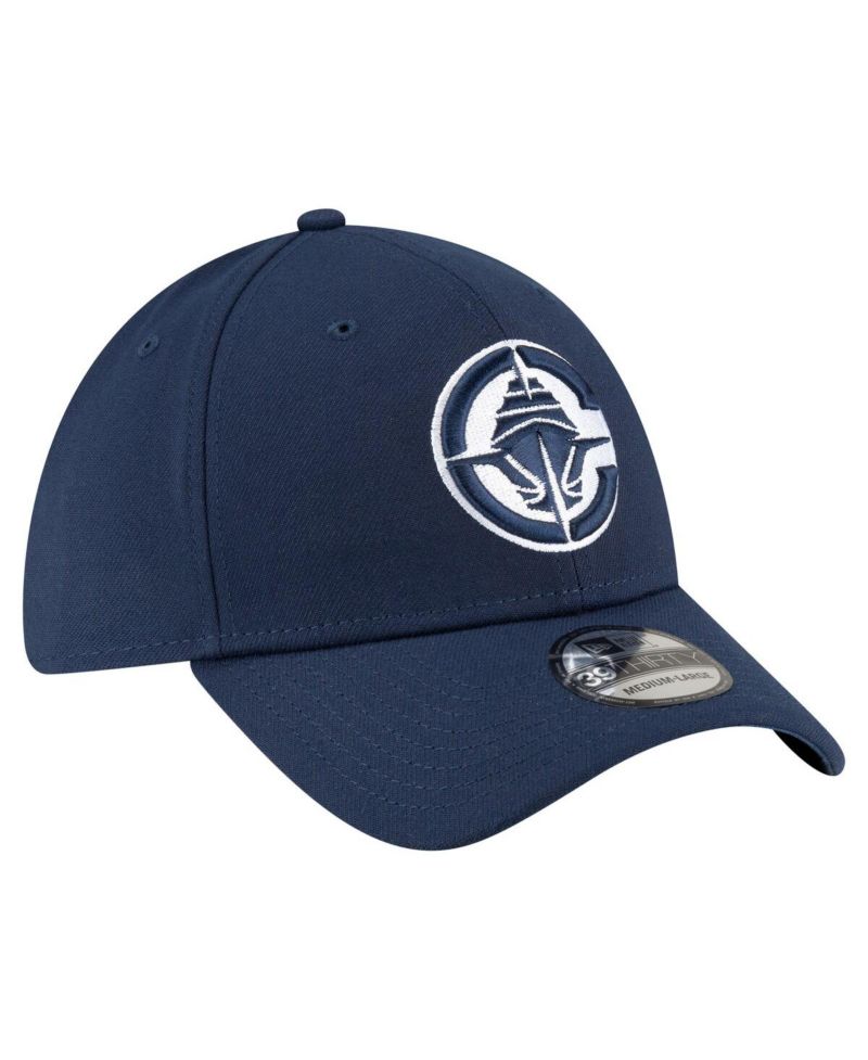 Men's Navy LA Clippers Logo 39THIRTY Flex Hat