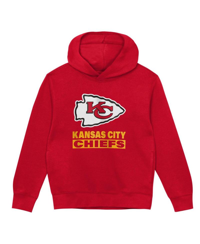 Preschool Red Kansas City Chiefs Back to Basics Hoodie