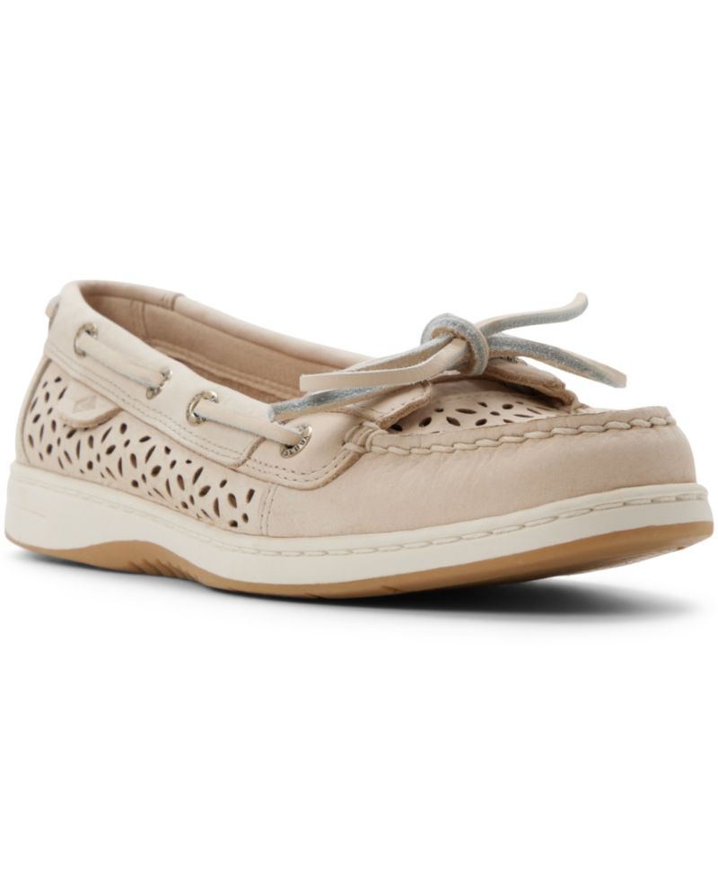 Women's Angelfish Perforated Lace-Up Boat Shoes