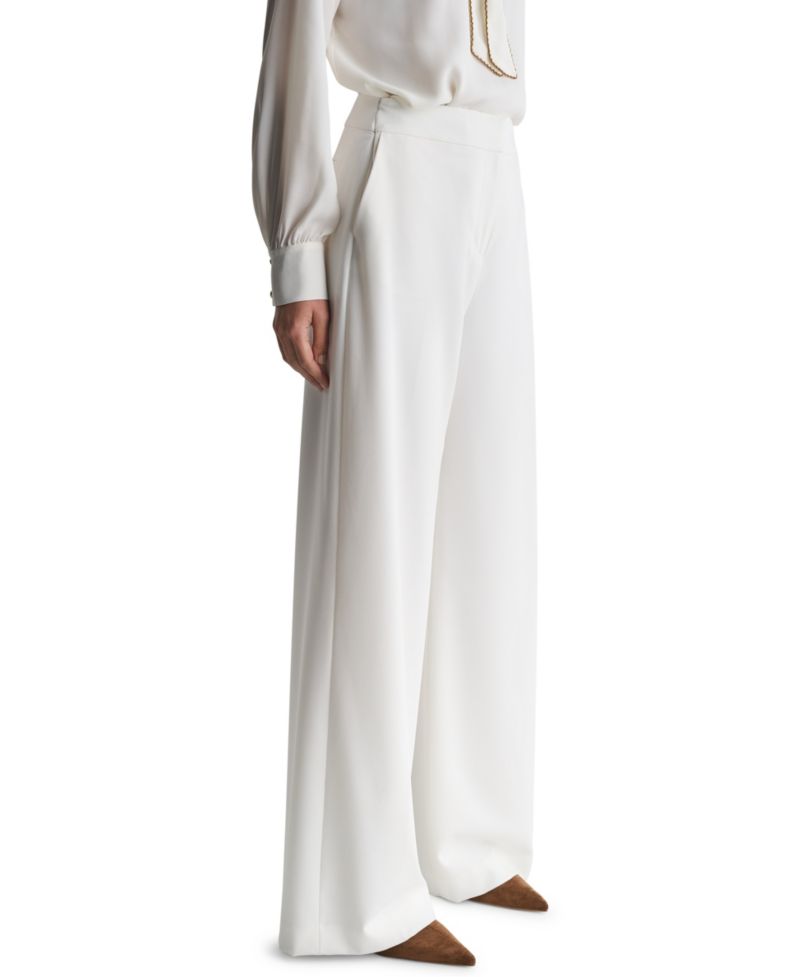 Women's High-Rise Pleated Wide-Leg Pants