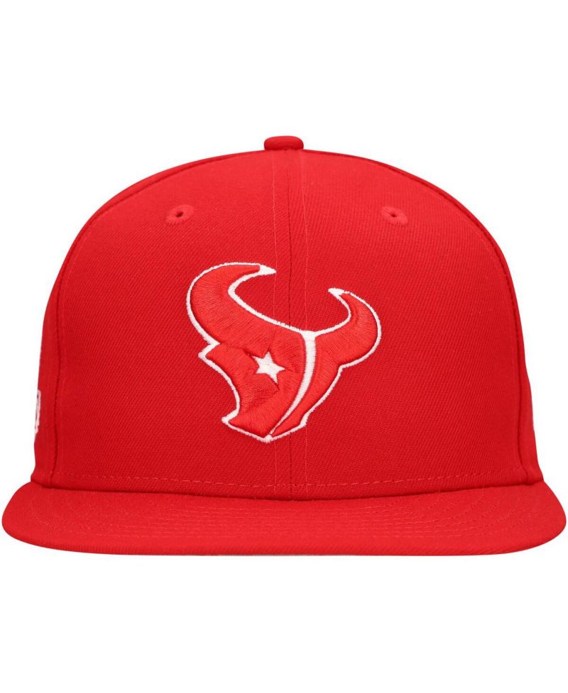 Men's Red Houston Texans Main Patch 59FIFTY Fitted Hat