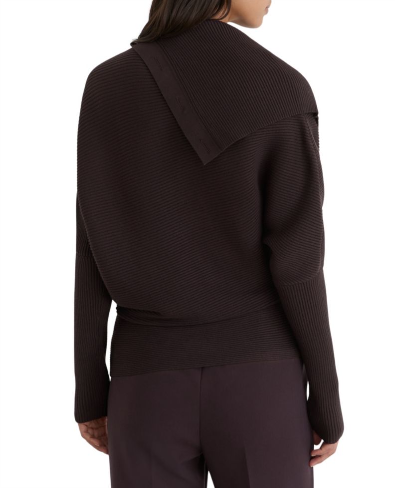 Women's Lexi Drop-Shoulder Shawl Neck Sweater