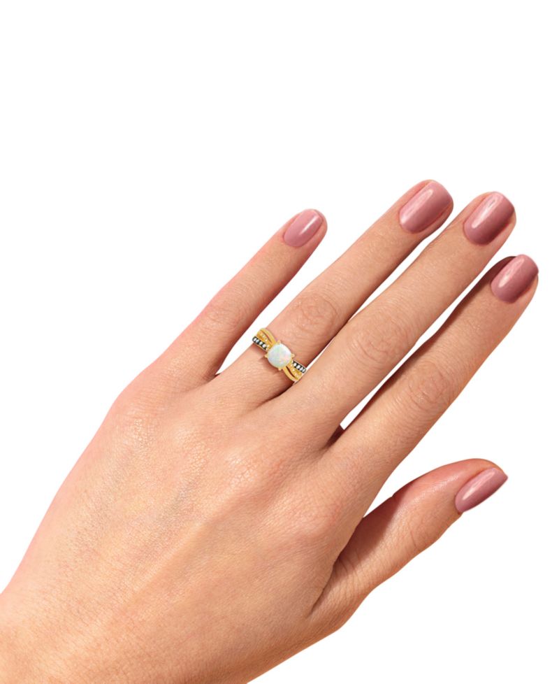 Lab-Grown Ruby (2 ct. t.w.) & Diamond Accent Swirl Ring in 14k Gold-Plated Sterling Silver