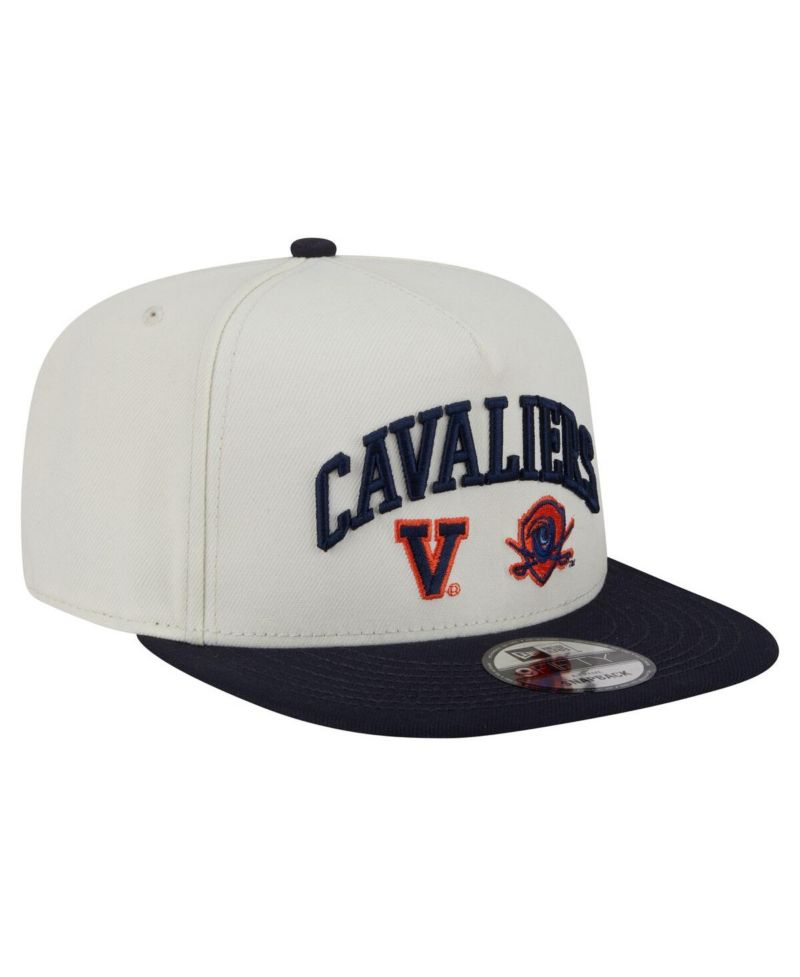 Men's White Virginia Cavaliers Collegiate 9FIFTY A-Frame Snapback Hat