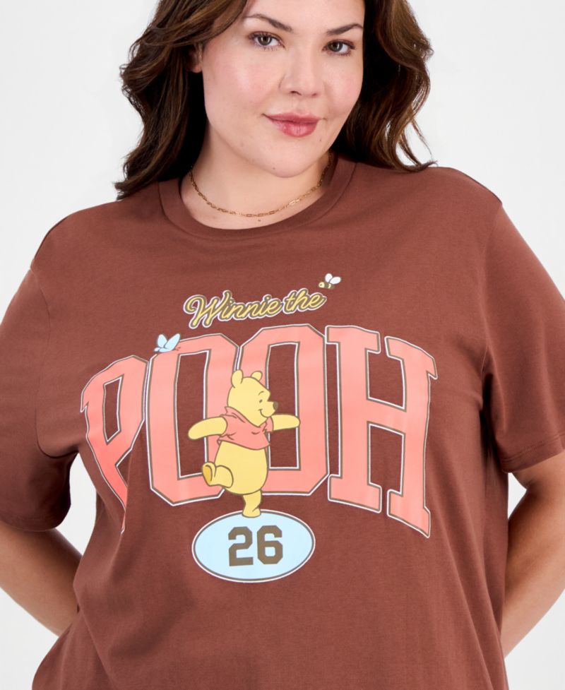 Plus Size Pooh 86 Tee Graphic Short-Sleeve T-Shirt