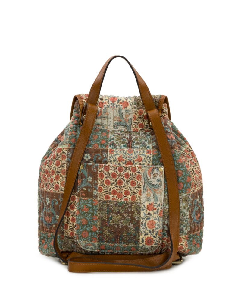 Arezzo Nordic Patchwork Quilted Cotton Backpack Messenger