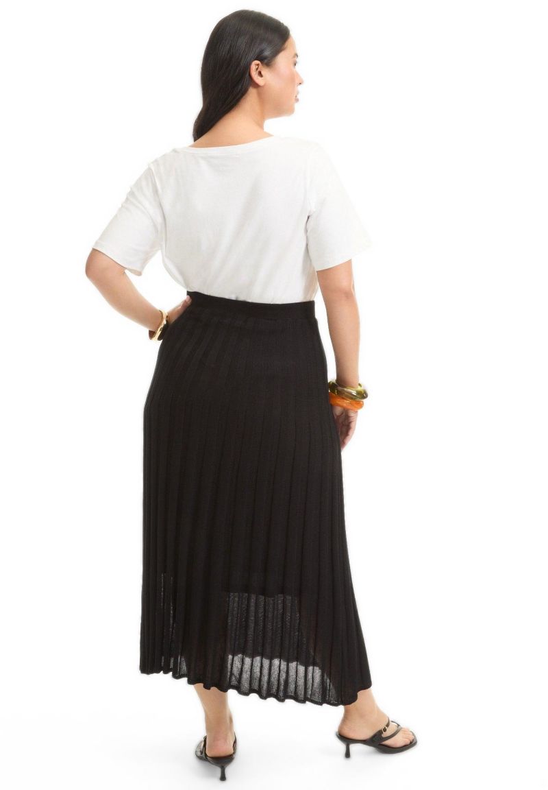 Women's June and Vie Pleated Midi Skirt