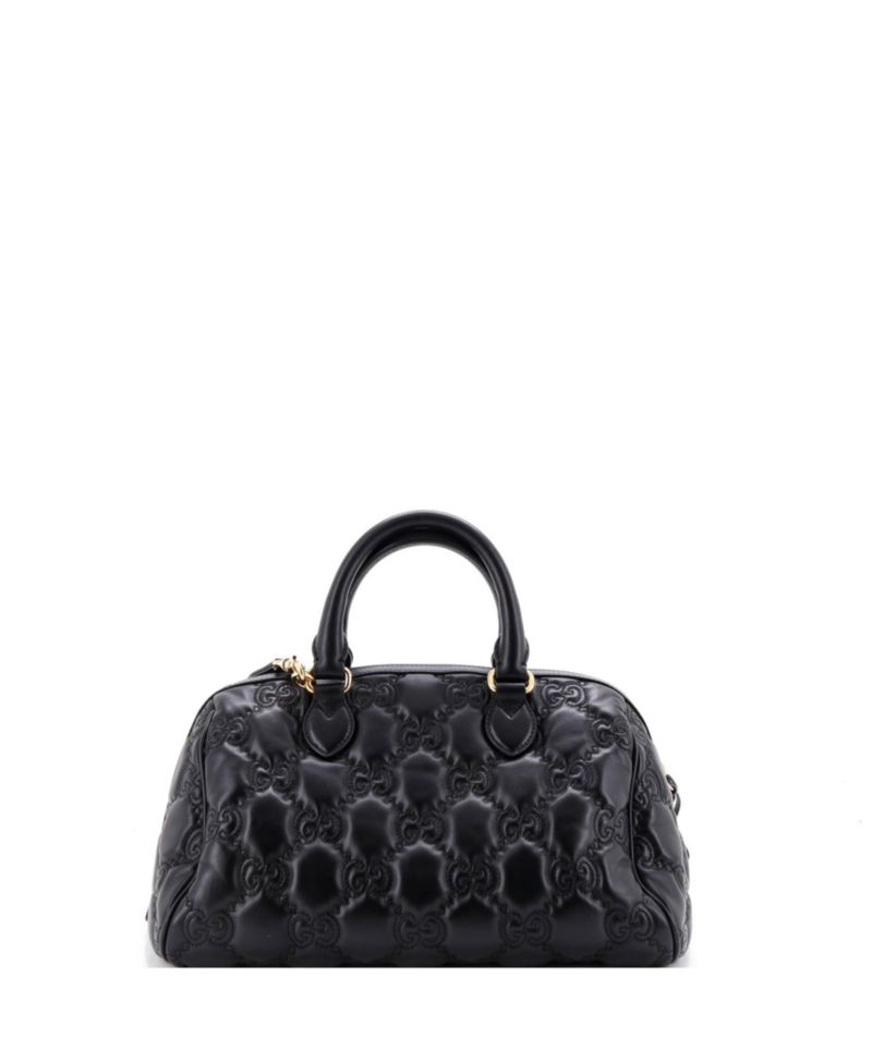 Medium Ophidia Convertible Boston Top Handle Bag GG Matelasse Leather