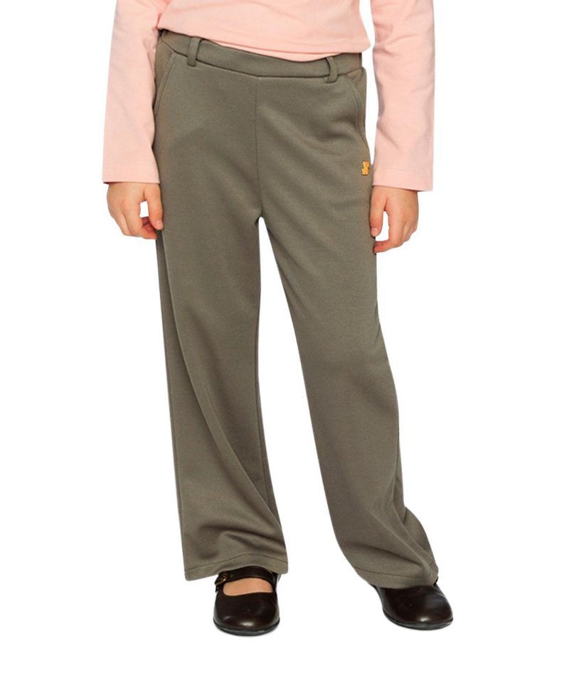 Little Girls Flare Pants Sage