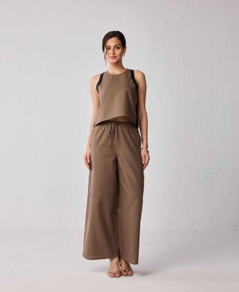 Women's Sleeveless Colorblock Top