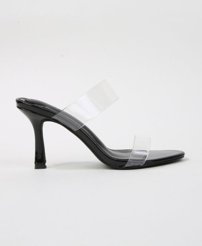 Women's Calia Clear Strap Heeled Slides