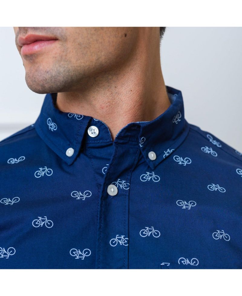 Men's Hope and Henry Organic Long Sleeve Stretch Poplin Button Down Shirt
