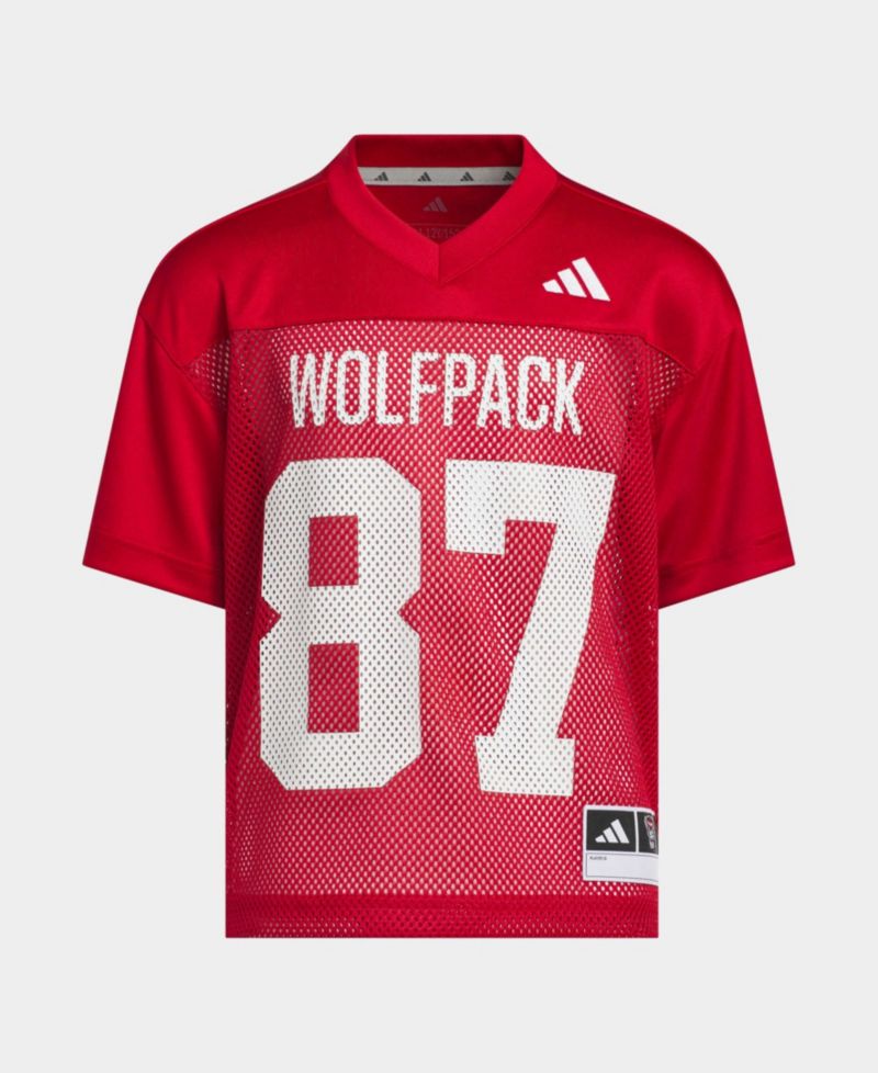 Big Boys and Girls Red NC State Wolfpack Tailgate Jersey