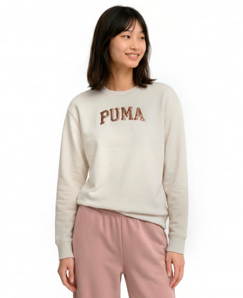 Women's Ess Elevated Sequin Pullover Sweatshirt