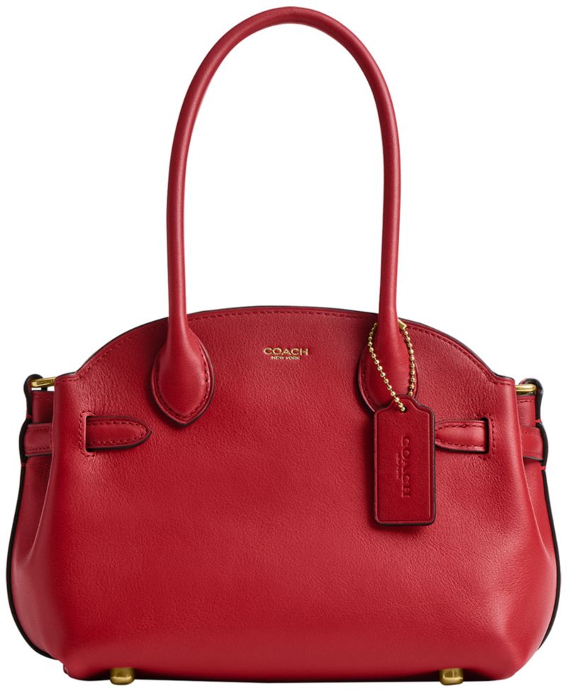 Soft Empire Small Leather Satchel Bag 21
