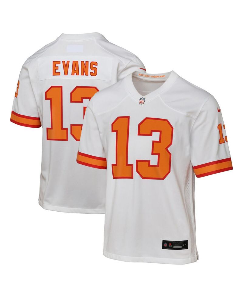 Big Boys and Girls Mike Evans White '76 Tampa Bay Buccaneers Game Jersey