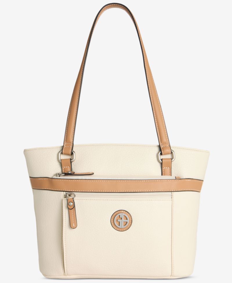 Colorblock Pebble Tote